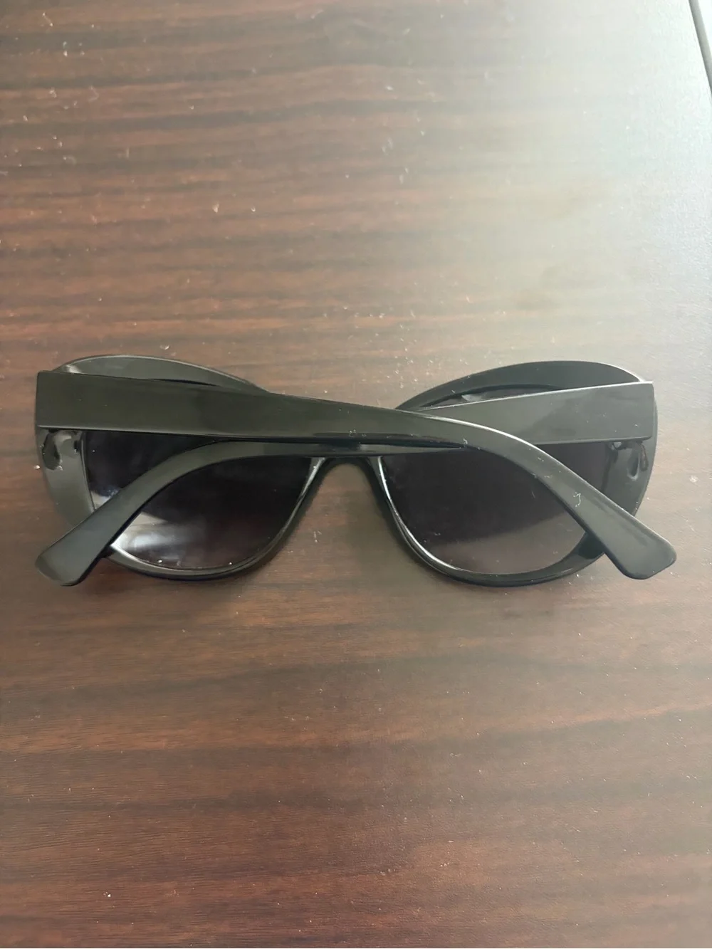 Amazon Black Women's Sunglasses with Rhinestone Temple Detail
